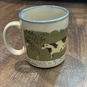 Otagiri Clover Bess Me‎ coffee, Tea  mug, made in Japan. 14 OZ Folk Art